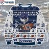 Funny Grinch And Max – Dallas Cowboys Ugly Christmas Sweater