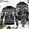 Logo Checkered Flannel Las Vegas Raiders Ugly Christmas Sweater – For True Fans