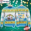 Santa Hat Los Angeles Chargers Ugly Christmas Sweater – Custom Name