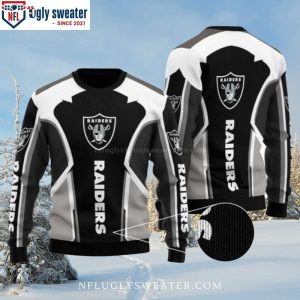 Las Vegas Raiders Logo Print Ugly Christmas Sweater – Have for Fans