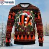 Cincinnati Bengals Xmas Sweater – Simpson Logo Print