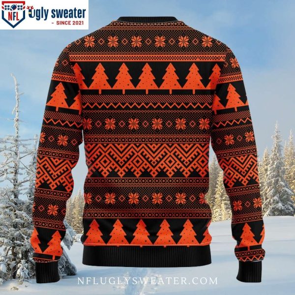 Laurel Wreath Bengals Ugly Christmas Sweater – Top Choice for Bengals Fans