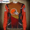 Cleveland Browns Ugly Sweater – Grateful Dead Skull And Bears Graphics