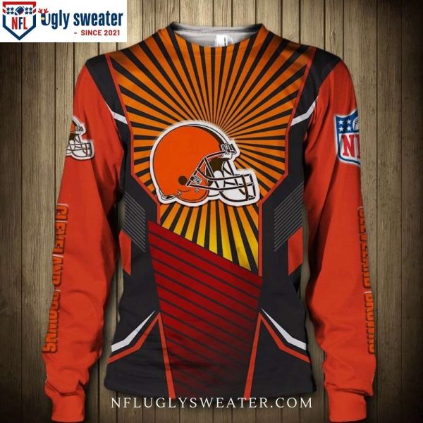 Logo Ugly Christmas Sweater – Cleveland Browns Fan Favorite