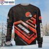 The Snoopy Show Football Helmet Cleveland Browns Ugly Sweater