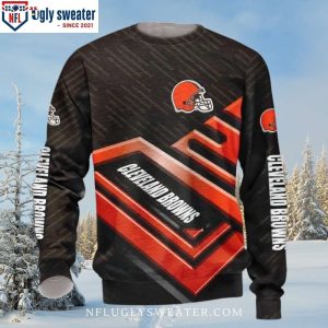 Logo Ugly Sweater – Cleveland Browns Spirit For Christmas