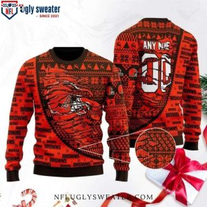 Logo Ugly Sweater – Show Your Cleveland Browns Pride This Christmas