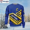 NFL Los Angeles Rams Snowy Winter Scene Christmas Ugly Sweater