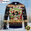 Santa In Chimney Funny Washington Commanders Ugly Xmas Sweater