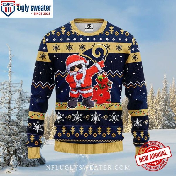 Los Angeles Rams Cool Santa Claus Ugly Christmas Sweater