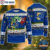 Los Angeles Rams Christmas Wreath Ornament Ugly Sweater