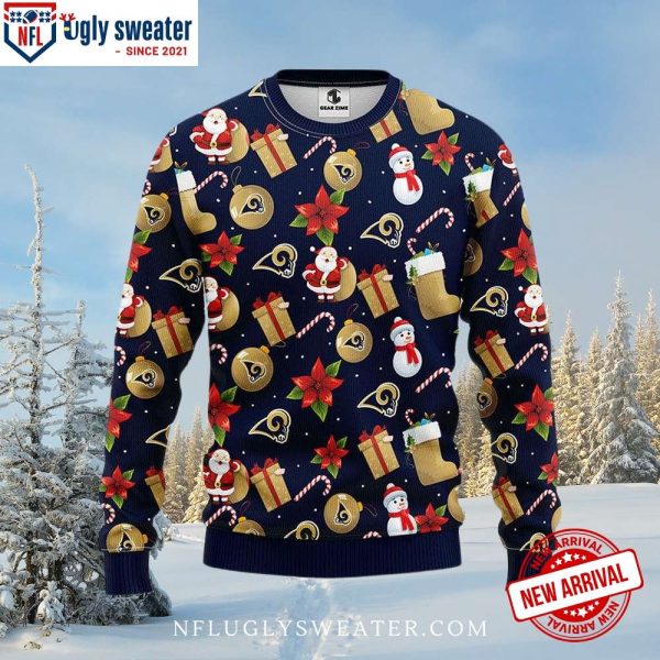 Los Angeles Rams Holiday Icons Ugly Xmas Sweater