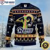 Los Angeles Rams Ho Ho Ho Mickey Christmas Ugly Sweater