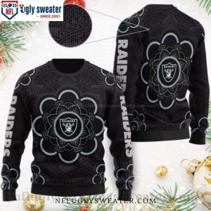 Mandala Logo Oakland Raiders Ugly Christmas Sweater – A Unique Gift