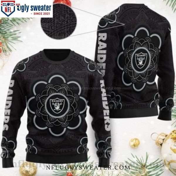 Mandala Logo Oakland Raiders Ugly Christmas Sweater – A Unique Gift