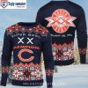 NFL Chicago Bears Ugly Christmas Sweater – Festive Grinch Hug Theme