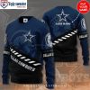 Karo plaid Edition – Dallas Cowboys Ugly Christmas Sweater Custom Name