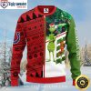 Indianapolis Colts Skull Logo White Ugly Xmas Sweater