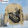 New Orleans Saints Grateful Dead Skull Themed Xmas Sweater