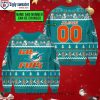 Miami Dolphins Logo Bandana Pattern Sweater Unique Gift For Fans