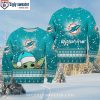 Miami Dolphins Gifts For Him – Jack Skellington Dolphins Christmas Sweater