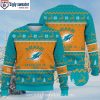 Miami Dolphins Go Fins Christmas Ugly Sweater Unique Gift For Fans