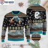 Miami Dolphins Gifts For Him – Fun Dabbing Santa Ugly Christmas Sweater