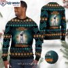 Miami Dolphins Gifts For Him – Fun Dabbing Santa Ugly Christmas Sweater