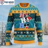 Miami Dolphins Ugly Christmas Sweater – NFL Football Helmet Design