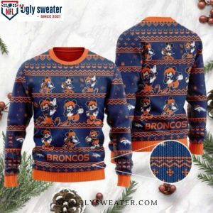 Mickey Mouse Graphic Broncos Ugly Sweater – Perfect Gift For Fan