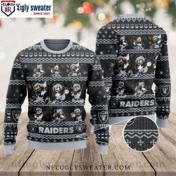 Mickey Mouse Raiders Ugly Christmas Sweater – Gift For Him