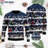 Graphic Snoopy Dog Seattle Seahawks Ugly Christmas Sweater