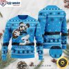 San Francisco 49ers White And Red Snowflake Christmas Sweater