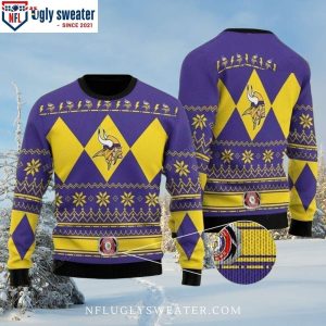 Minnesota Vikings Logo Ugly Christmas Sweater – Perfect Fan Gift