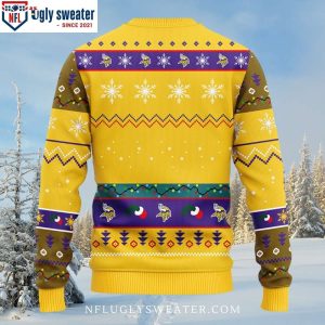 Minnesota Vikings Ugly Christmas Sweater 12 Grinch Xmas Day Edition 2