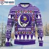 Mn Vikings Ugly Christmas Sweater – Classic Logo Print For Him