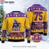 Mn Vikings Ugly Christmas Sweater – Logo Print With Funny Deer Graphics