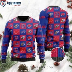 NFL Buffalo Bills Logo American Football Ugly Christmas Sweater – A Fan’s Festive Delight