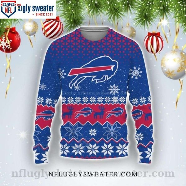 NFL Buffalo Bills Logo Print Sweater – Perfect Gift For Fans