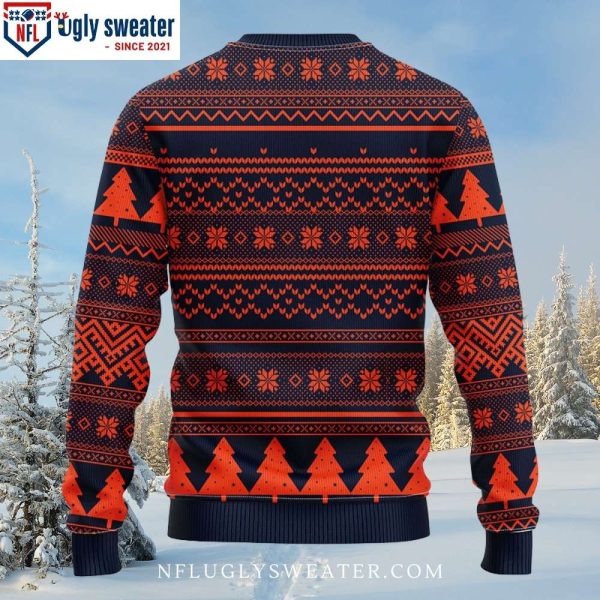 NFL Chicago Bears Ugly Christmas Sweater – Festive Grinch Hug Theme