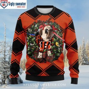 NFL Cincinnati Bengals Pub Dog Ugly Christmas Sweater – Perfect Gift For Him