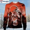 Unique Cleveland Browns Gifts – Ugly Sweater Featuring Playful Grinch Design