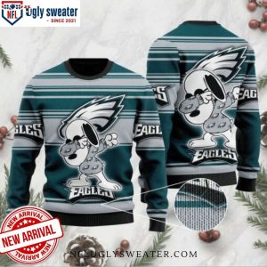 NFL Dabbing Snoopy Philadelphia Eagles Ugly Christmas Sweater