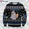 NFL Dallas Cowboys Snowy Logo Ugly Christmas Sweater – Unique Gift For Cowboys Fans