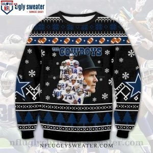 NFL Dallas Cowboys Team member All Over Print Ugly Christmas Sweater, Dallas Cowboy Fan Gifts