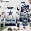 NFL Dallas Cowboys Ugly Sweater With Custom Name – Unique Gift For Cowboys Fans