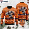 NFL Football Stadium Motifs Denver Broncos Custom Name Ugly Sweater