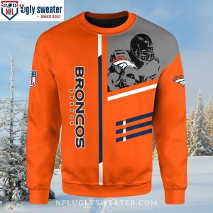 NFL Denver Broncos Ugly Christmas Sweater With Dynamic Player Motifs