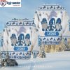 NFL Detroit Lions Christmas Sweater – Grinch Graphic With Lions Ornament