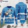 Detroit Lions Ugly Sweater – Honolulu Blue Camo Pattern For Fans